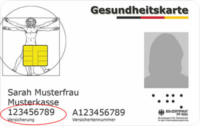 Krankenkassenkarte